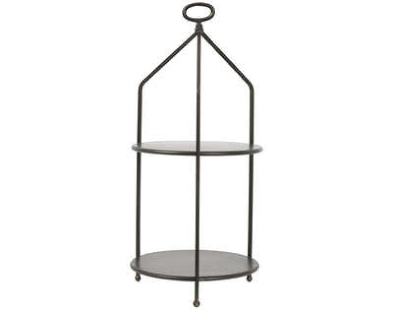 ETAGERE 2 LAYERS MAURDAL DARK BRONZE