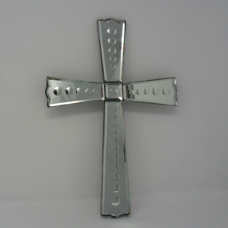 VENETIAN MIRROR CROSS LARGE